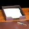 Dacasso Dark Brown Bonded Leather Letter Tray AG-3601 - alternate 2